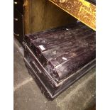 An old tin trunk Please note, lots 1-1000 are not available for live bidding on the-saleroom.com,