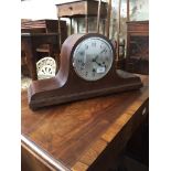 A Westminster domed mantle clock. Please note, lots 1-1000 are not available for live bidding on