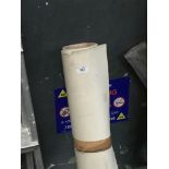 A roll of linoleum. Please note, lots 1-1000 are not available for live bidding on the-saleroom.com,