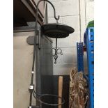 A Metal Garden Bird feeder station Please note, lots 1-1000 are not available for live bidding on