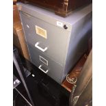 A four drawer grey metal filing cabinet Please note, lots 1-1000 are not available for live