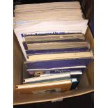 A box of books and "Picture postcards" magazines. Please note, lots 1-1000 are not available for