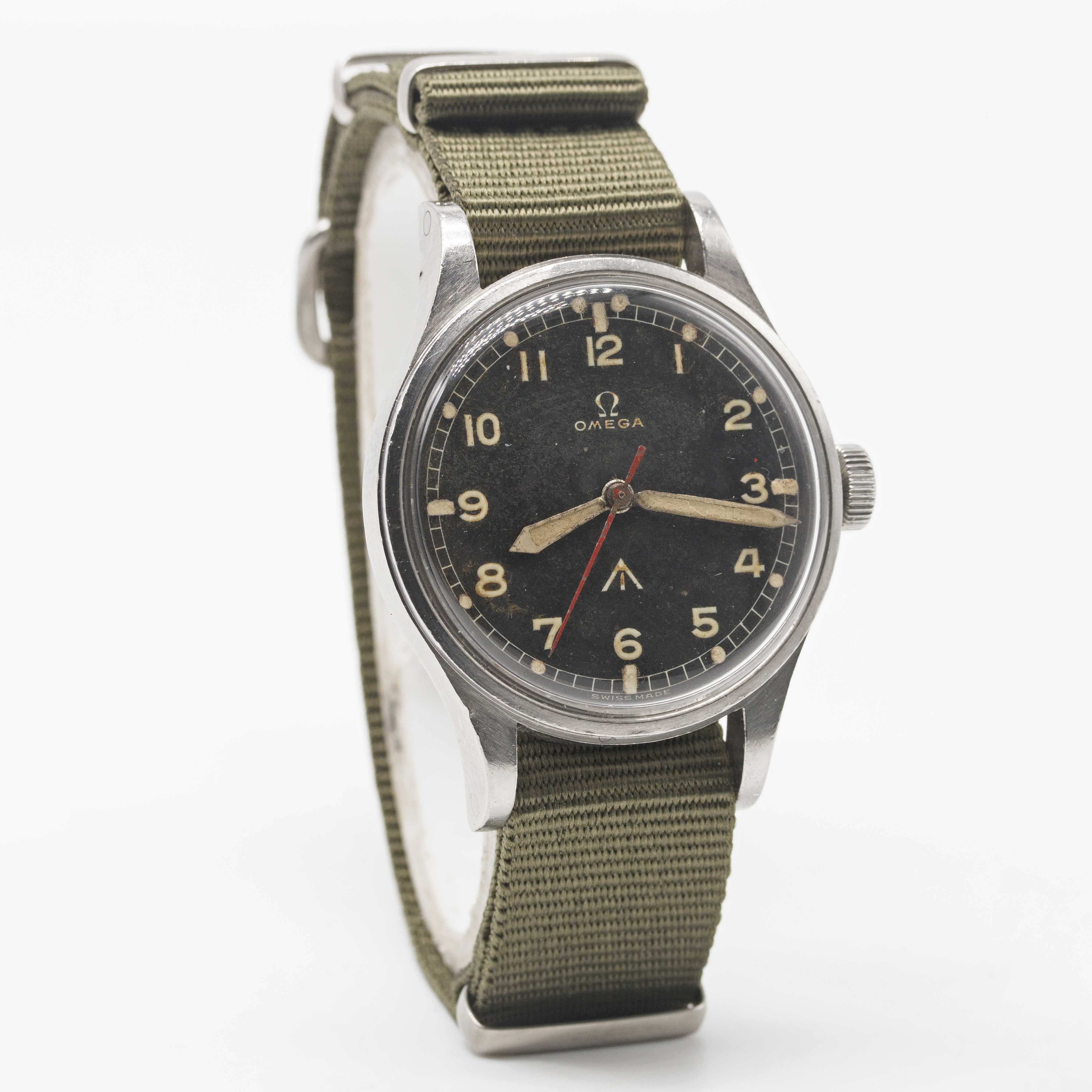 A GENTLEMAN'S STAINLESS STEEL ROYAL RHODESIAN AIR FORCE MILITARY OMEGA PILOTS WRIST WATCH CIRCA - Image 4 of 6