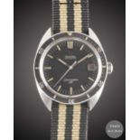 A GENTLEMAN'S STAINLESS STEEL OMEGA SEAMASTER 120 AUTOMATIC DATE WRIST WATCH CIRCA 1968, REF. 166.