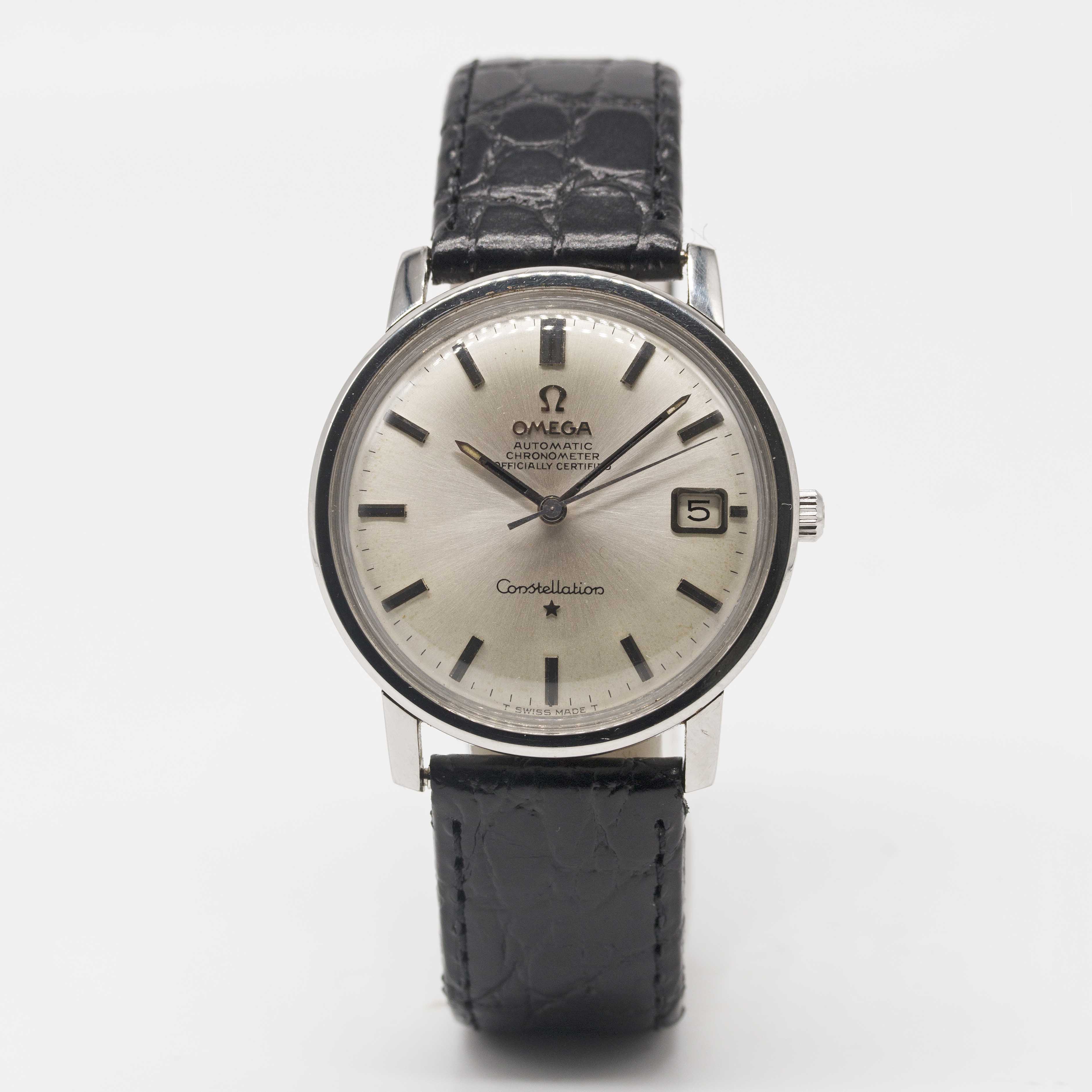 A GENTLEMAN'S STAINLESS STEEL OMEGA CONSTELLATION AUTOMATIC CHRONOMETER WRIST WATCH CIRCA 1967, REF. - Image 2 of 6