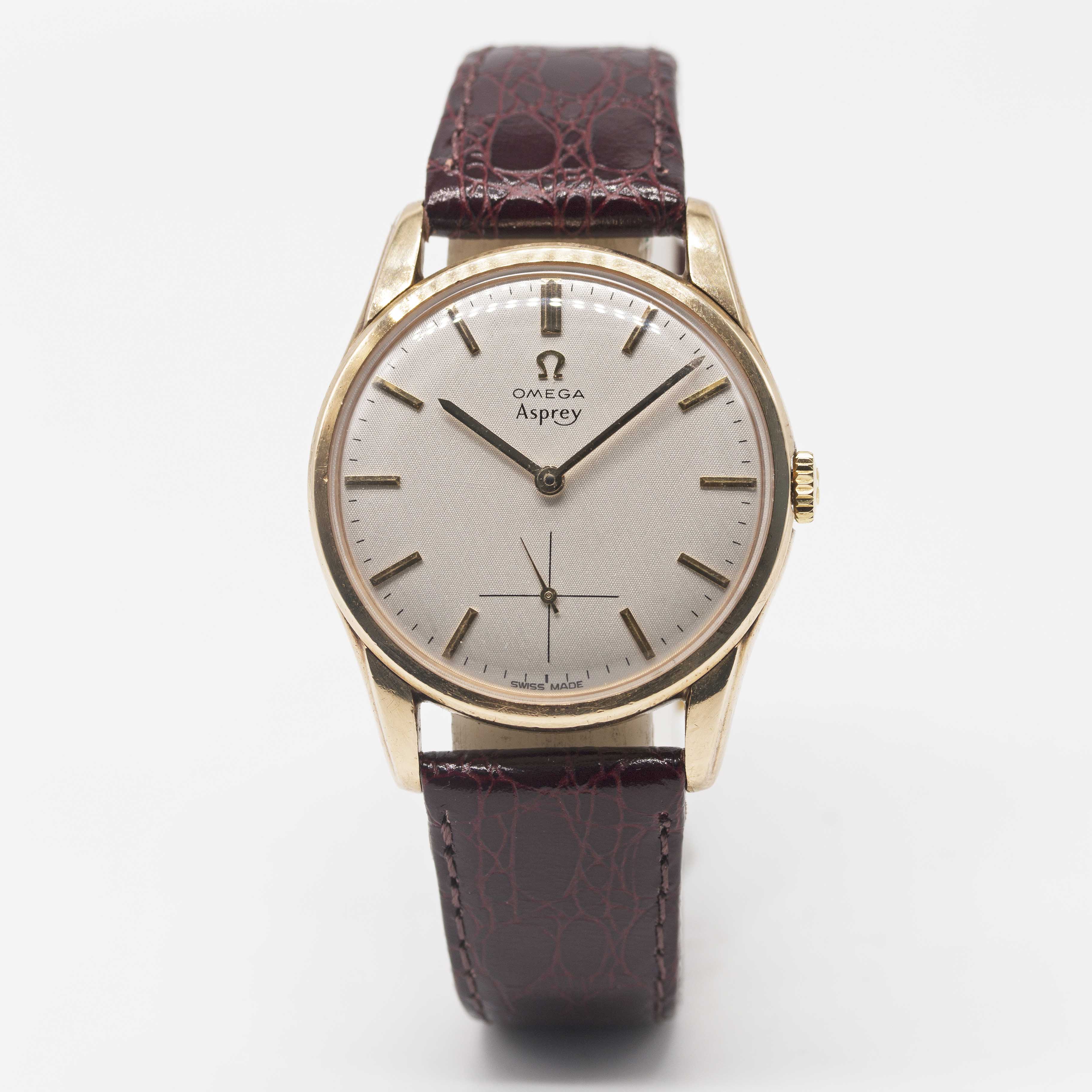 A GENTLEMAN'S 9CT SOLID GOLD OMEGA WRIST WATCH CIRCA 1964, RETAILED BY ASPREY WITH CO-SIGNED "LINEN" - Image 2 of 6