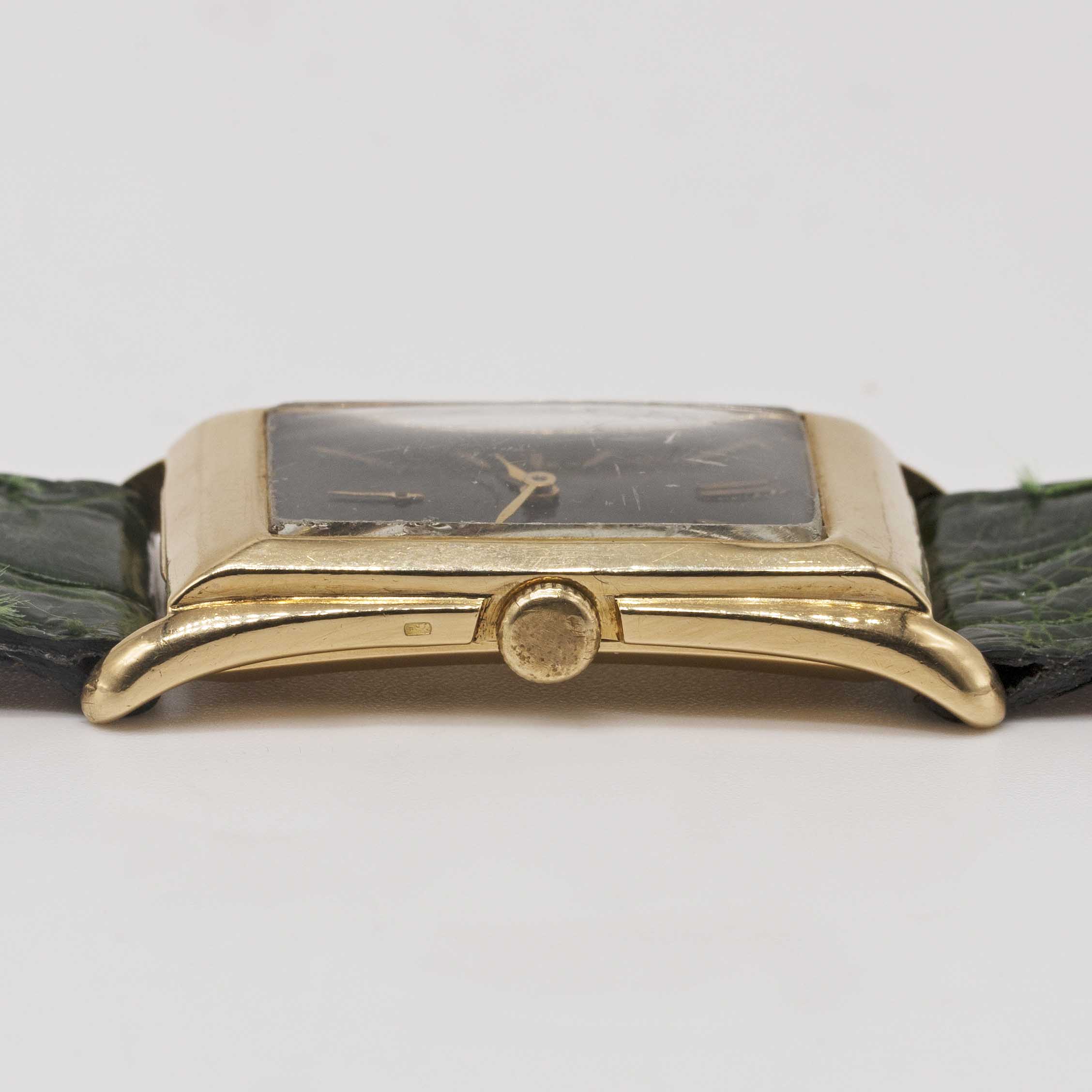 A GENTLEMAN'S 18K SOLID GOLD ROLEX BRANCARD "PRINCE" RECTANGULAR WRIST WATCH CIRCA 1937, REF. 2771 - Image 8 of 9