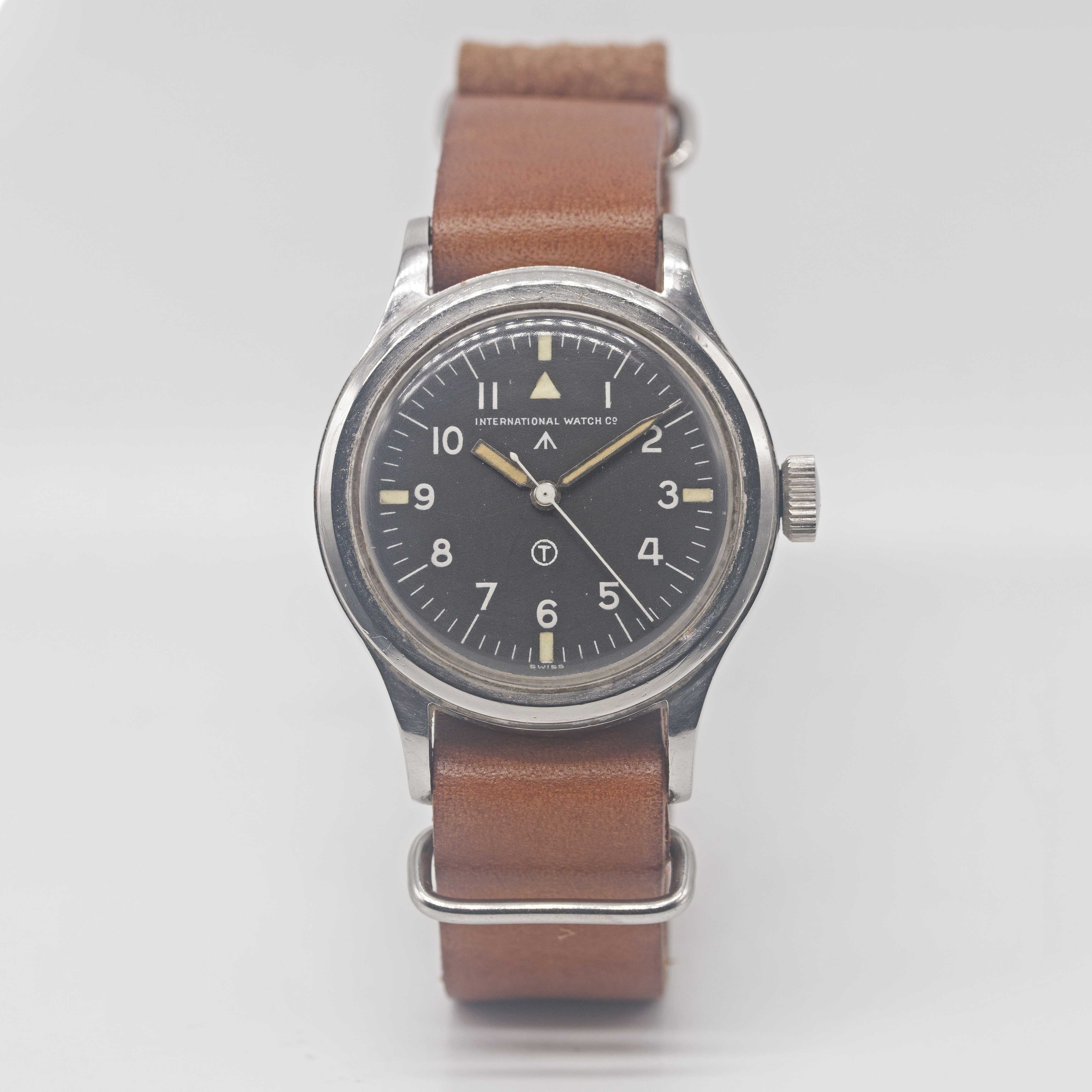 A GENTLEMAN'S STAINLESS STEEL BRITISH MILITARY IWC MARK 11 RAF PILOTS WRIST WATCH DATED 1950 - Image 2 of 9