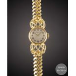 A LADIES 18K SOLID GOLD VACHERON & CONSTANTIN COCKTAIL BRACELET WATCH CIRCA 1930s, WITH "STAR"