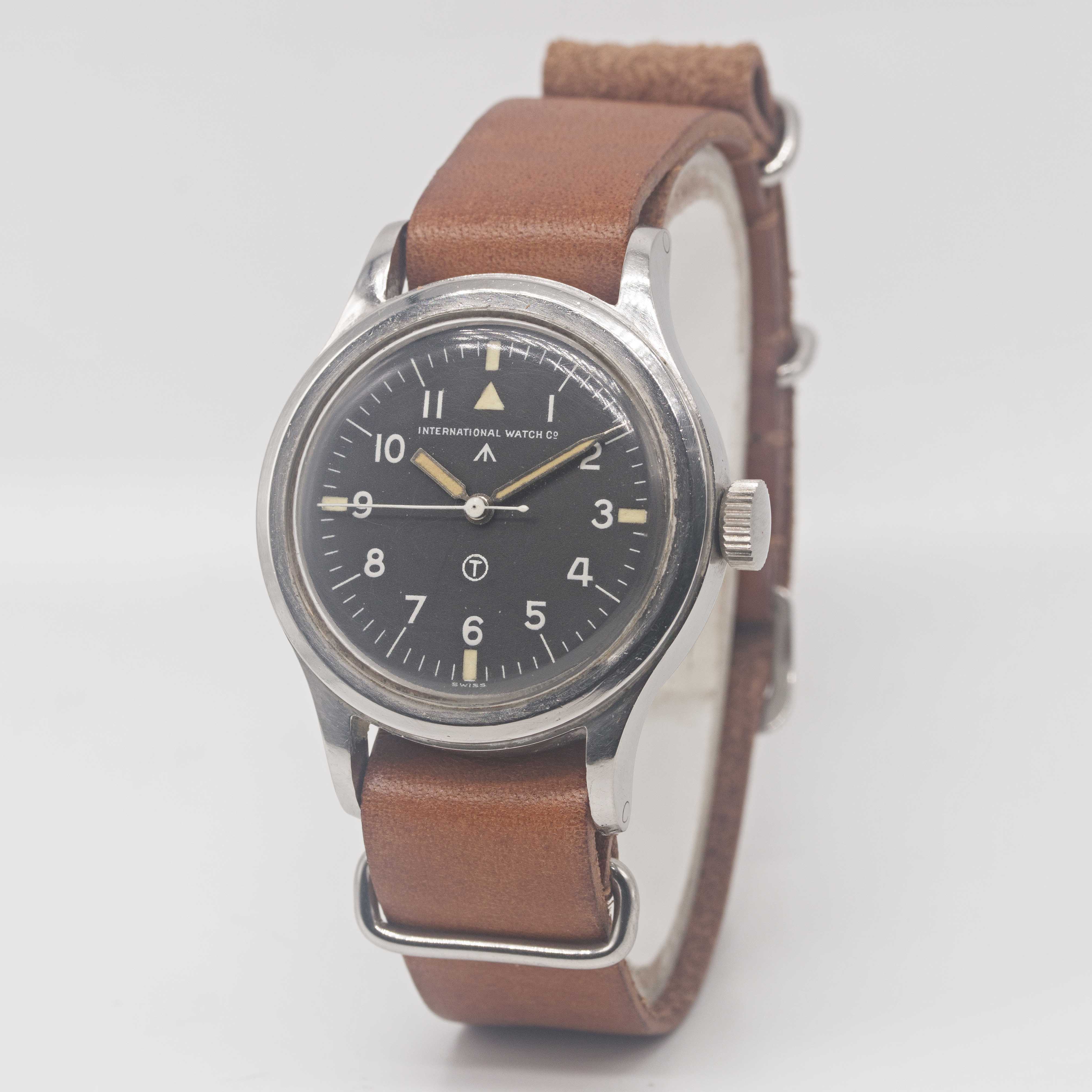 A GENTLEMAN'S STAINLESS STEEL BRITISH MILITARY IWC MARK 11 RAF PILOTS WRIST WATCH DATED 1950 - Image 4 of 9