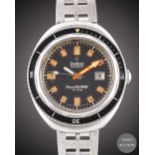 A GENTLEMAN'S STAINLESS STEEL ZODIAC SUPER SEA WOLF AUTOMATIC DIVERS BRACELET WATCH CIRCA 1970, REF.