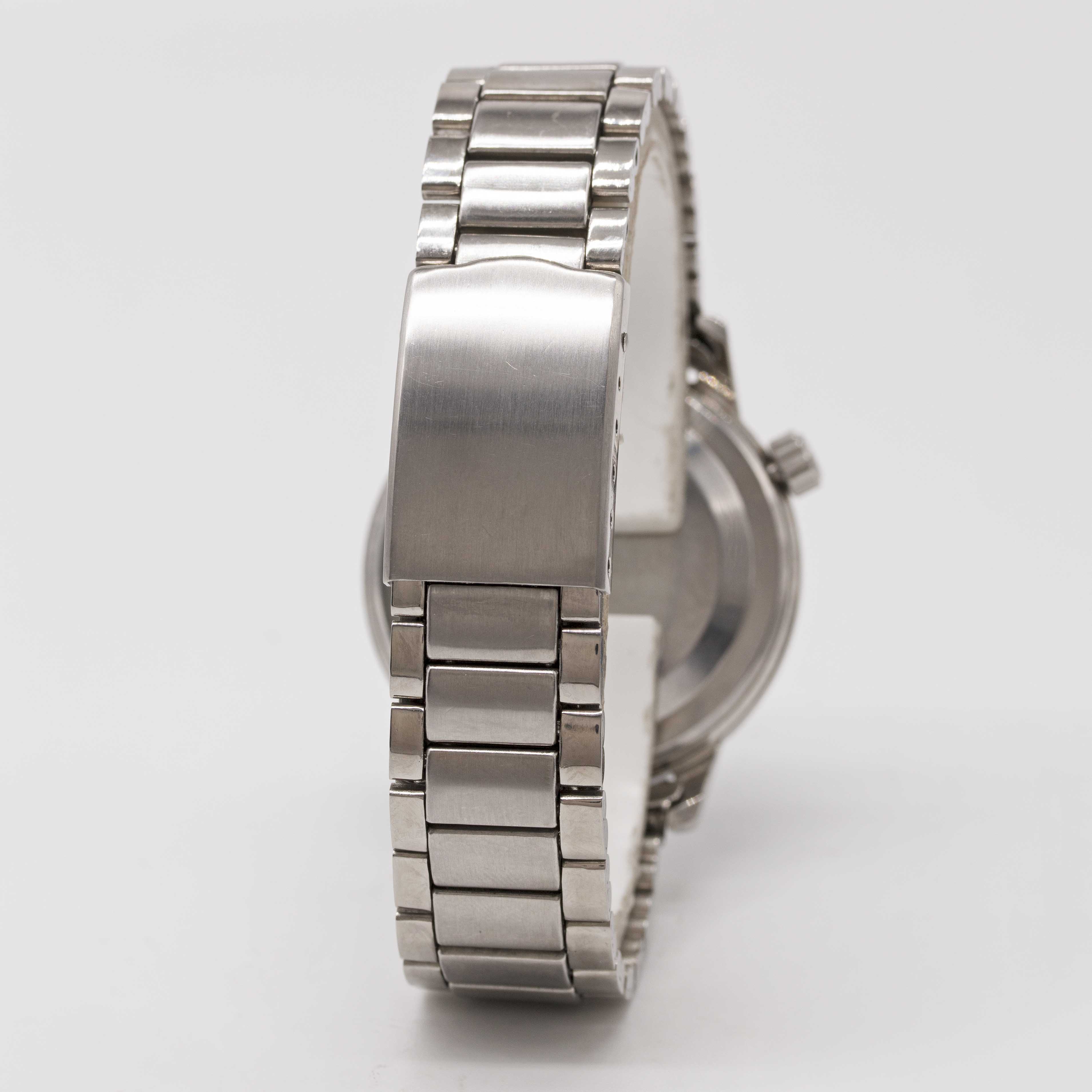 A GENTLEMAN'S STAINLESS STEEL SEIKO SPORTSMATIC SILVERWAVE AUTOMATIC DIVERS BRACELET WATCH CIRCA - Image 5 of 7