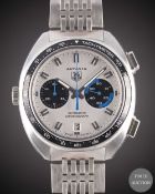 A GENTLEMAN'S STAINLESS STEEL TAG HEUER AUTAVIA AUTOMATIC CHRONOGRAPH BRACELET WATCH DATED 2003,