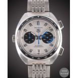 A GENTLEMAN'S STAINLESS STEEL TAG HEUER AUTAVIA AUTOMATIC CHRONOGRAPH BRACELET WATCH DATED 2003,