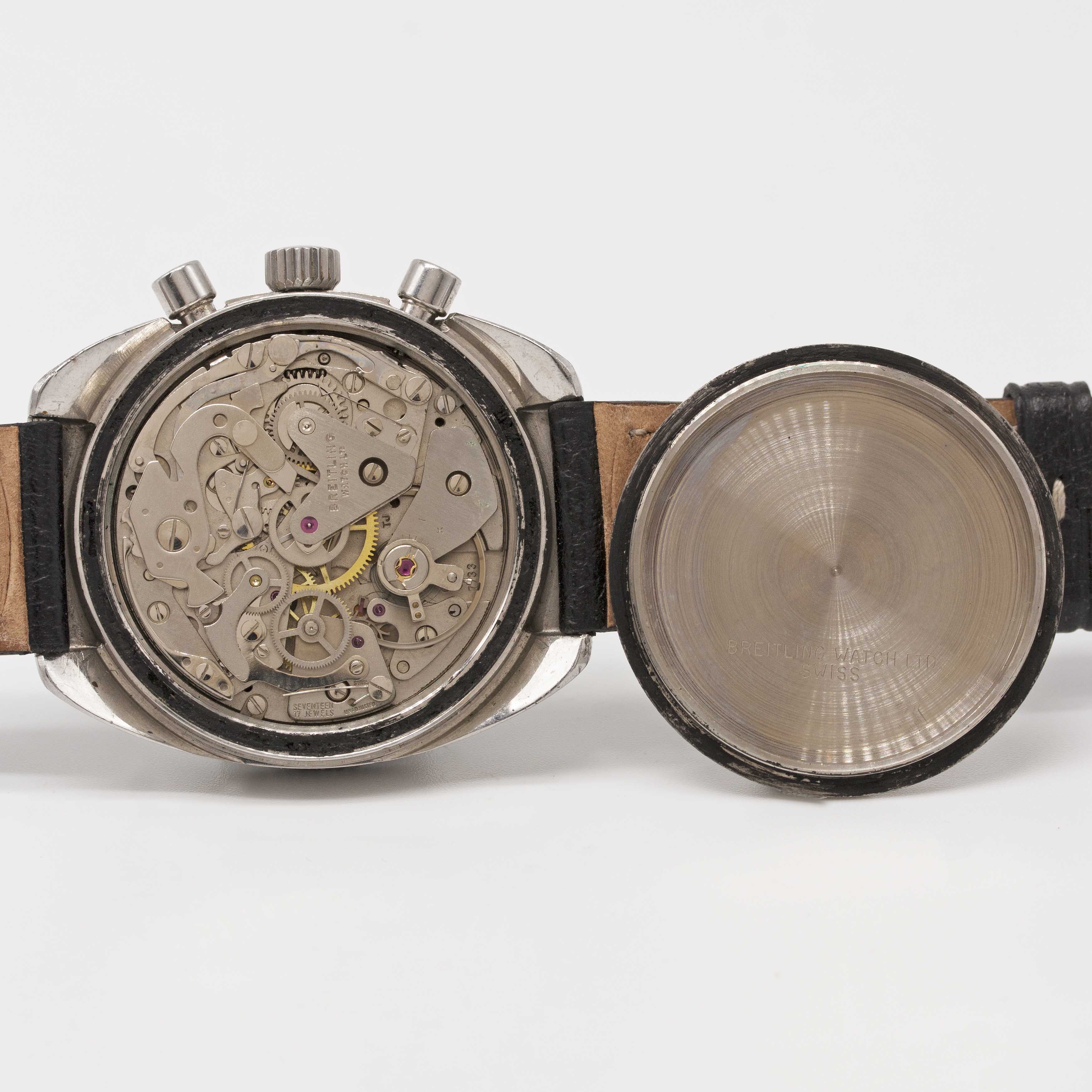 A GENTLEMAN'S STAINLESS STEEL BREITLING SPRINT CHRONOGRAPH WRIST WATCH CIRCA 1970, REF. 2122 WITH " - Image 6 of 6