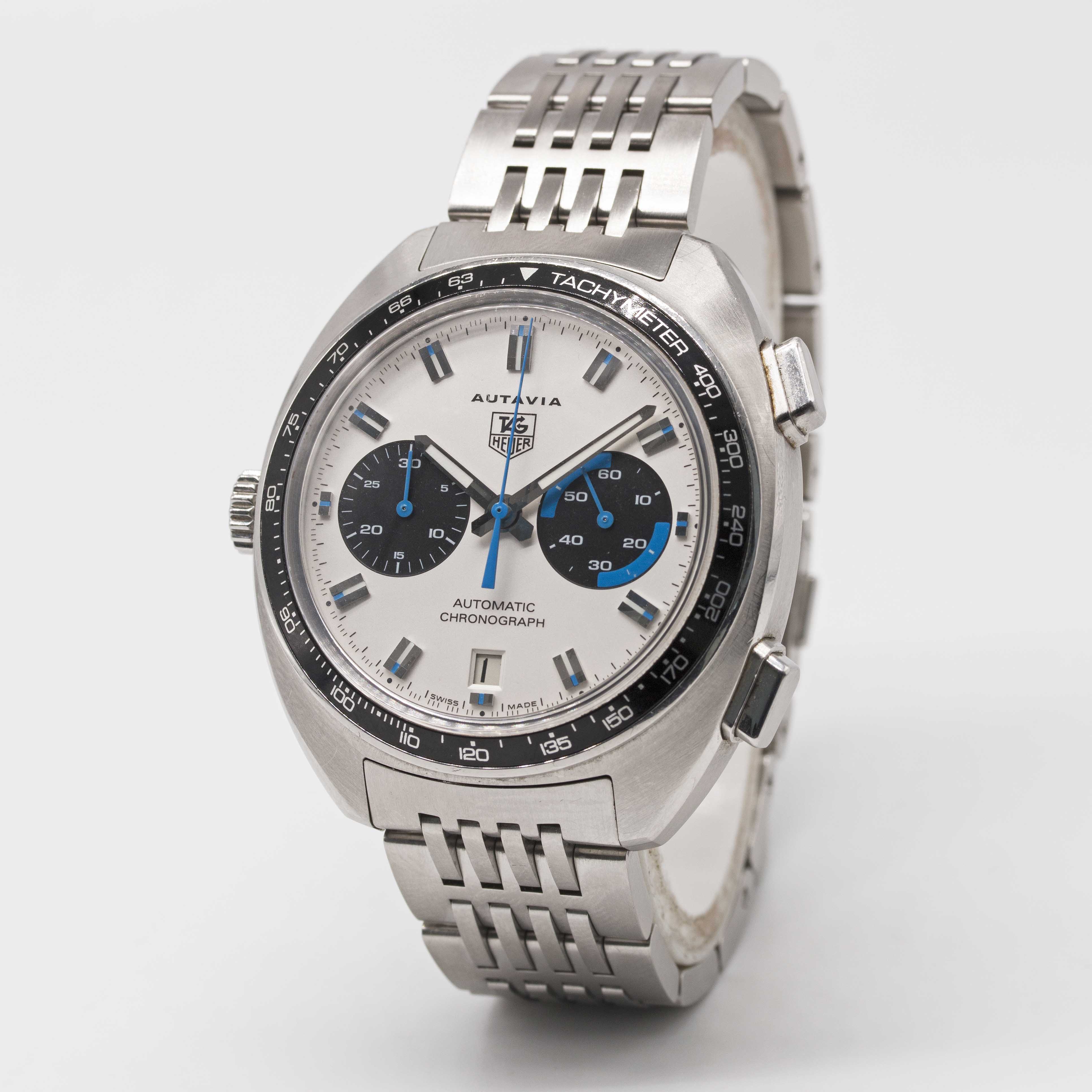 A GENTLEMAN'S STAINLESS STEEL TAG HEUER AUTAVIA AUTOMATIC CHRONOGRAPH BRACELET WATCH DATED 2003, - Image 3 of 8