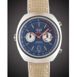 A GENTLEMAN'S STAINLESS STEEL HEUER MONTREAL AUTOMATIC CHRONOGRAPH WRIST WATCH  CIRCA 1970s, REF.
