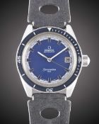 A GENTLEMAN'S STAINLESS STEEL OMEGA SEAMASTER 60 "BIG CROWN" AUTOMATIC DIVERS WRIST WATCH CIRCA