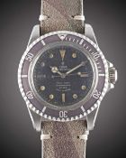 A GENTLEMAN'S STAINLESS STEEL ROLEX TUDOR OYSTER PRINCE SUBMARINER WRIST WATCH CIRCA 1964, REF. 7928