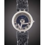 AN 18K SOLID WHITE GOLD & DIAMOND VINCCI AUTOMATIC WRIST WATCH CIRCA 1990s, REF. 8104-51 WITH