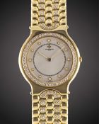 AN 18K SOLID YELLOW GOLD & DIAMOND VACHERON CONSTANTIN BRACELET WATCH CIRCA 1990s, WITH MOTHER OF