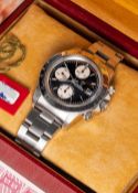 A GENTLEMAN'S STAINLESS STEEL ROLEX TUDOR OYSTERDATE AUTOMATIC CHRONO TIME "BIG BLOCK" CHRONOGRAPH