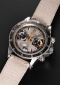 A RARE GENTLEMAN'S STAINLESS STEEL ROLEX TUDOR OYSTERDATE "MONTE CARLO" CHRONOGRAPH WRIST WATCH