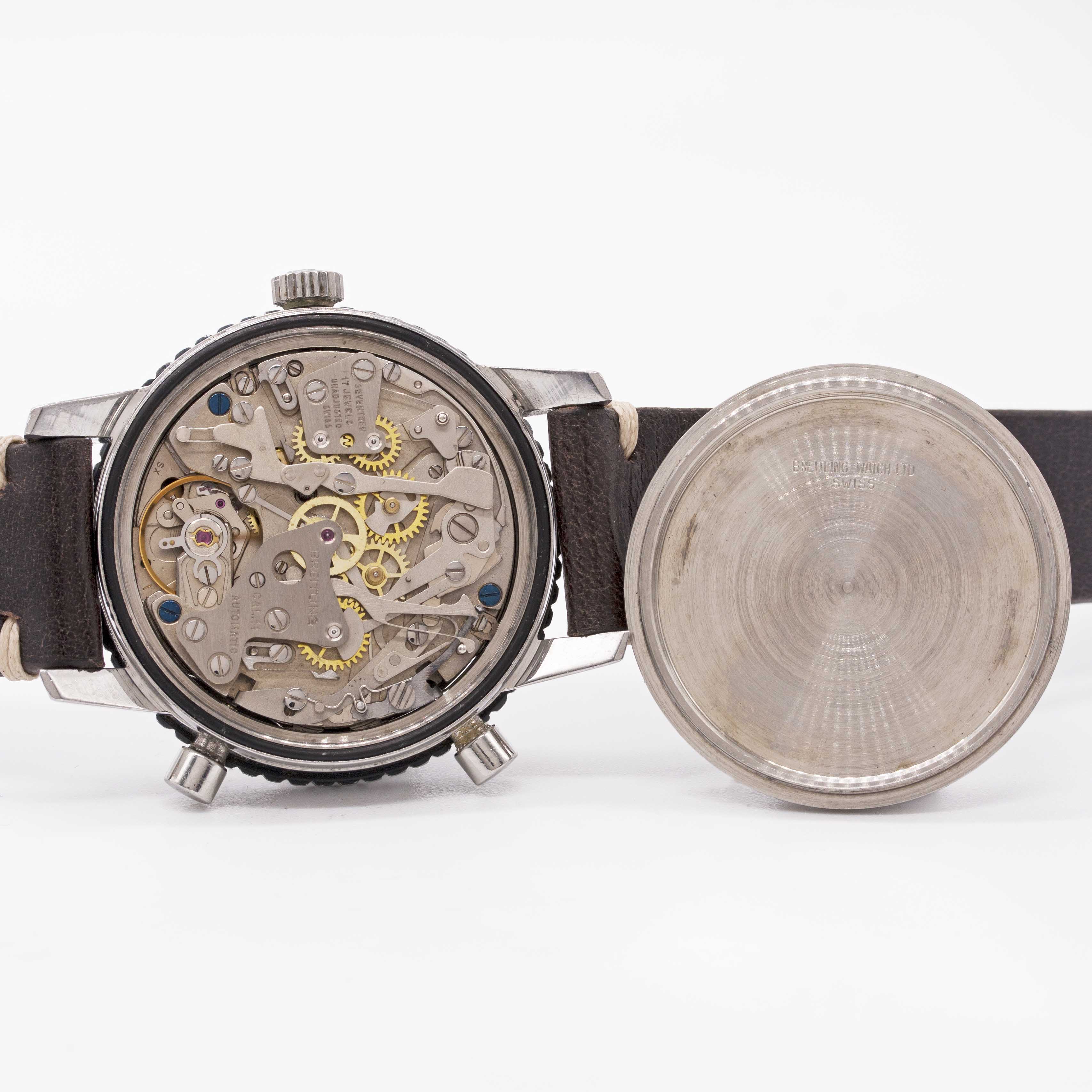 A GENTLEMAN'S STAINLESS STEEL BREITLING CHRONOMATIC CHRONOGRAPH WRIST WATCH CIRCA 1969, REF. 2110 " - Image 7 of 9