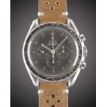 A GENTLEMAN'S STAINLESS STEEL OMEGA SPEEDMASTER PROFESSIONAL "PRE MOON" CHRONOGRAPH WRIST WATCH