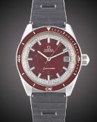 A GENTLEMAN'S STAINLESS STEEL OMEGA SEAMASTER "BIG CROWN" AUTOMATIC DIVERS WRIST WATCH CIRCA 1968,