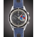 A GENTLEMAN'S STAINLESS STEEL YEMA YACHTINGRAF CHRONOGRAPH WRIST WATCH CIRCA 1970  Movement: 17J,