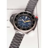 A GENTLEMAN'S STAINLESS STEEL OMEGA SEAMASTER PROFESSIONAL 600 "PLOPROF" DIVERS BRACELET WATCH DATED
