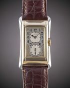 A GENTLEMAN'S 9CT SOLID TWO COLOUR GOLD ROLEX PRINCE BRANCARD WRIST WATCH CIRCA 1930s, REF. 971