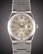 A GENTLEMAN'S STAINLESS STEEL ROLEX OYSTERQUARTZ DATEJUST BRACELET WATCH CIRCA 1979, REF. 17000 WITH