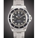 A GENTLEMAN'S STAINLESS STEEL ROLEX TUDOR PRINCE OYSTERDATE SUBMARINER BRACELET WATCH DATED 1992,