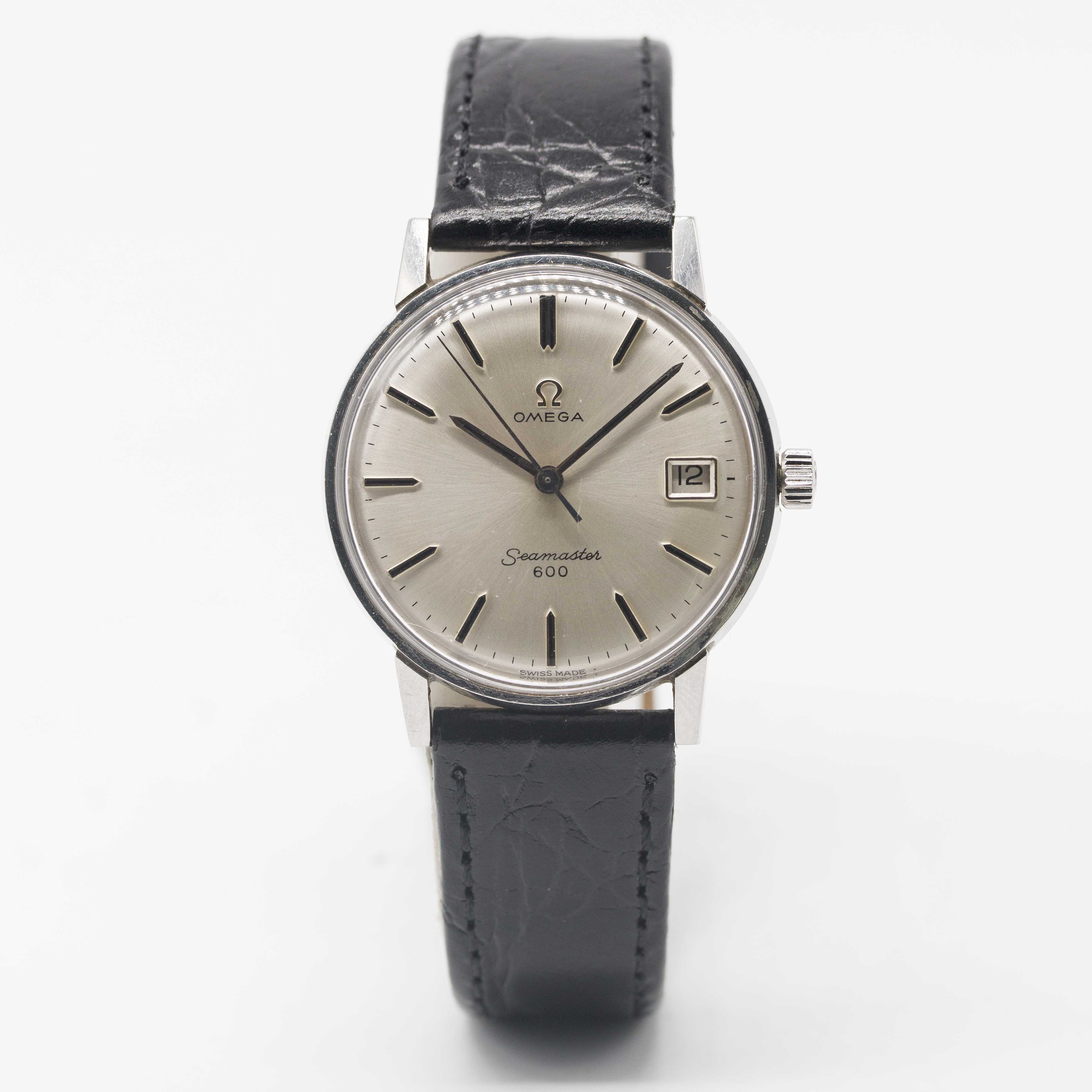 A GENTLEMAN'S STAINLESS STEEL OMEGA SEAMASTER 600 WRIST WATCH CIRCA 1965, REF. 136.011 Movement: - Image 2 of 6