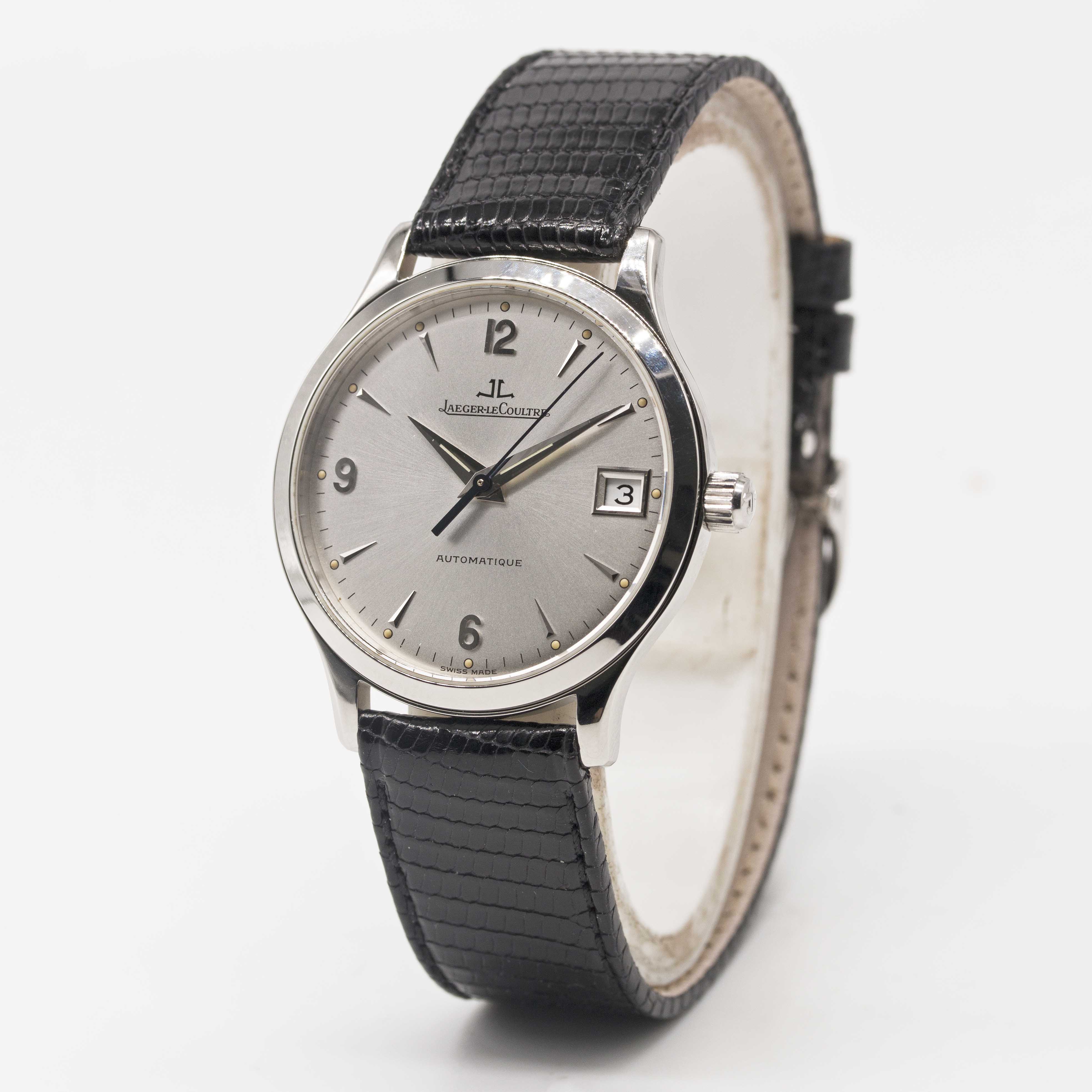 A GENTLEMAN'S STAINLESS STEEL JAEGER LECOULTRE MASTER CONTROL AUTOMATIQUE WRIST WATCH CIRCA 1996, - Image 3 of 6