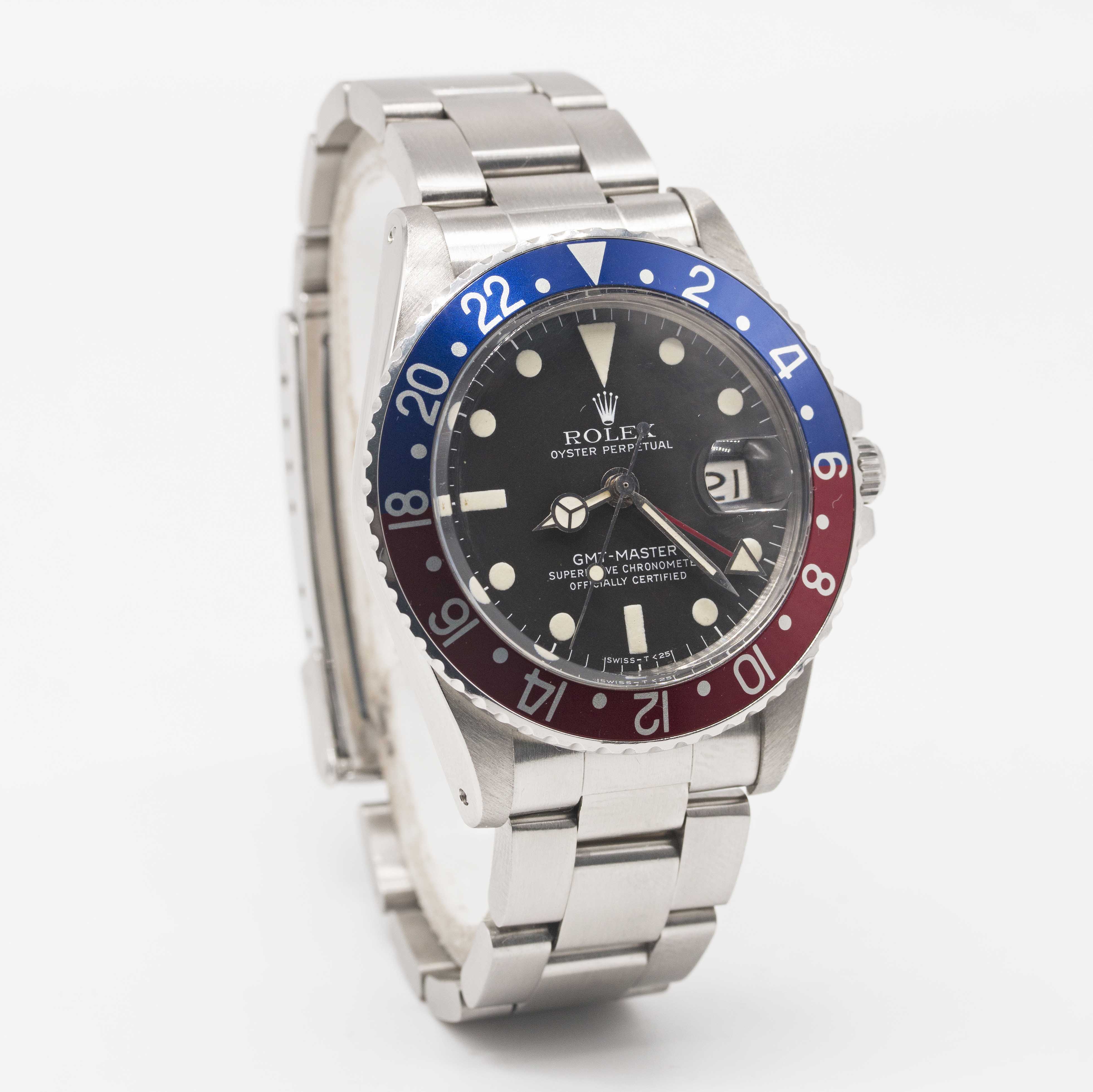 A GENTLEMAN'S STAINLESS STEEL ROLEX OYSTER PERPETUAL GMT MASTER BRACELET WATCH CIRCA 1978, REF. 1675 - Image 4 of 7