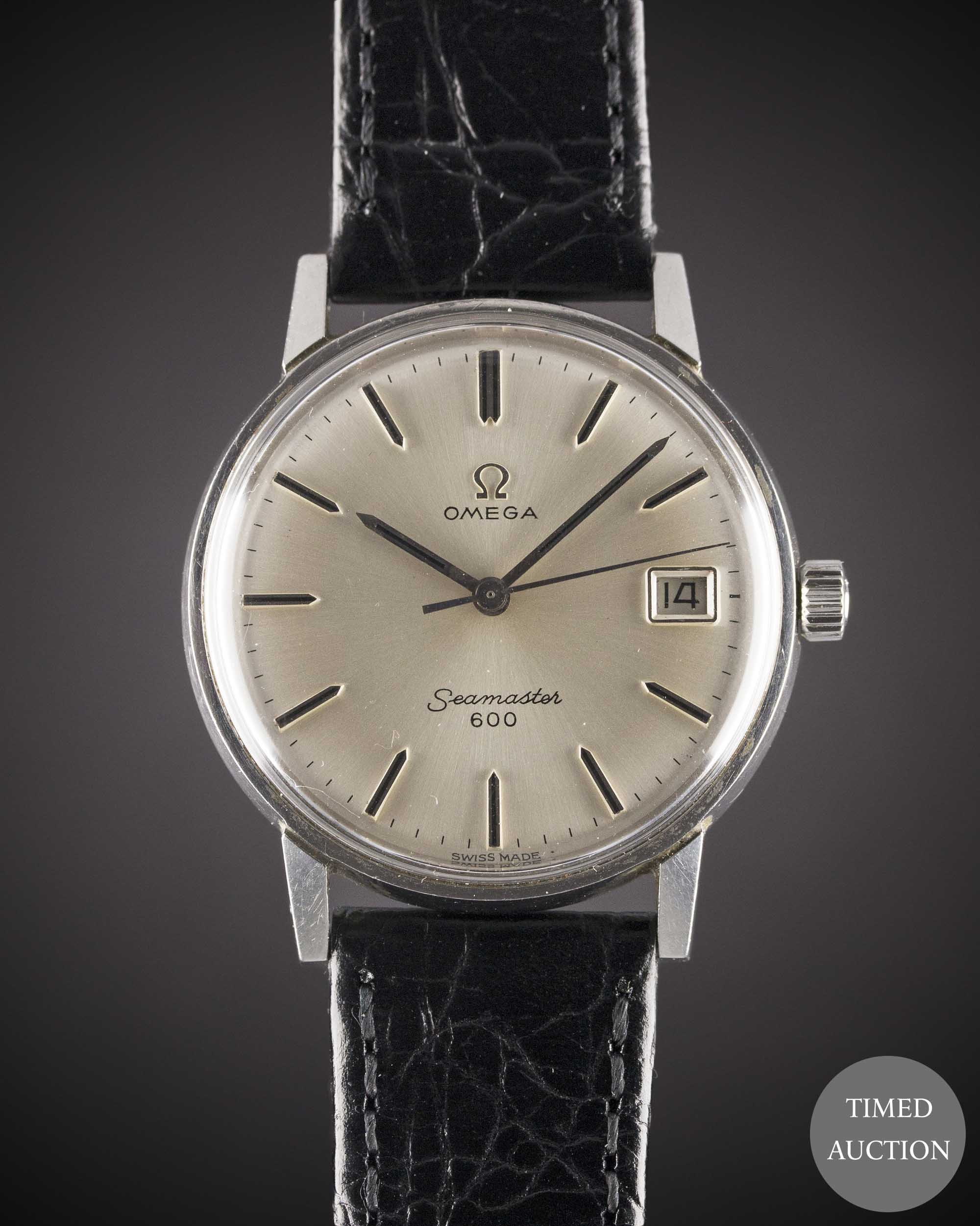 A GENTLEMAN'S STAINLESS STEEL OMEGA SEAMASTER 600 WRIST WATCH CIRCA 1965, REF. 136.011 Movement: