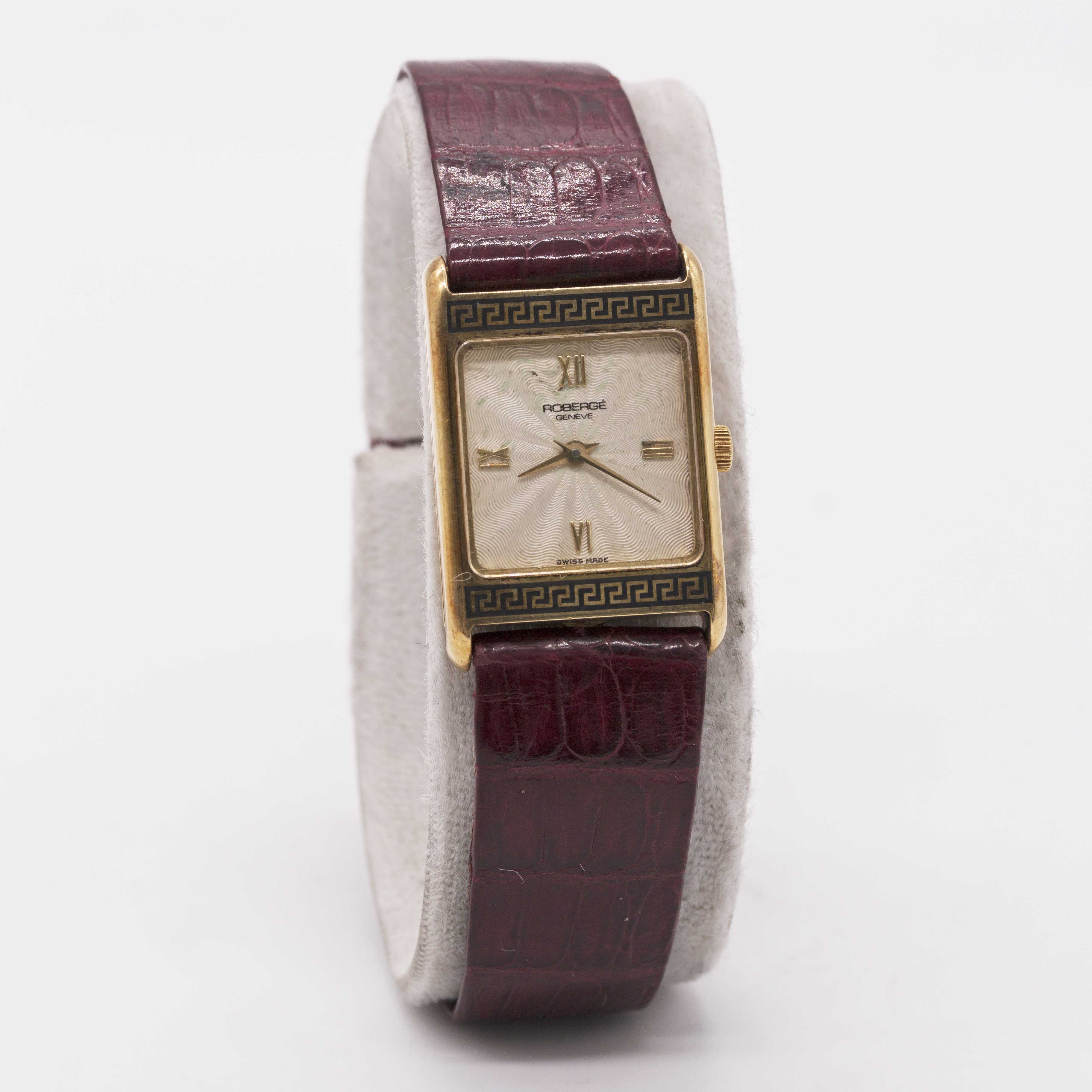 A LOT OF TWO LADIES WATCHES TO INCLUDE AN 18K SOLID YELLOW GOLD ROBERGE WRIST WATCH & AN 18K SOLID - Image 12 of 18