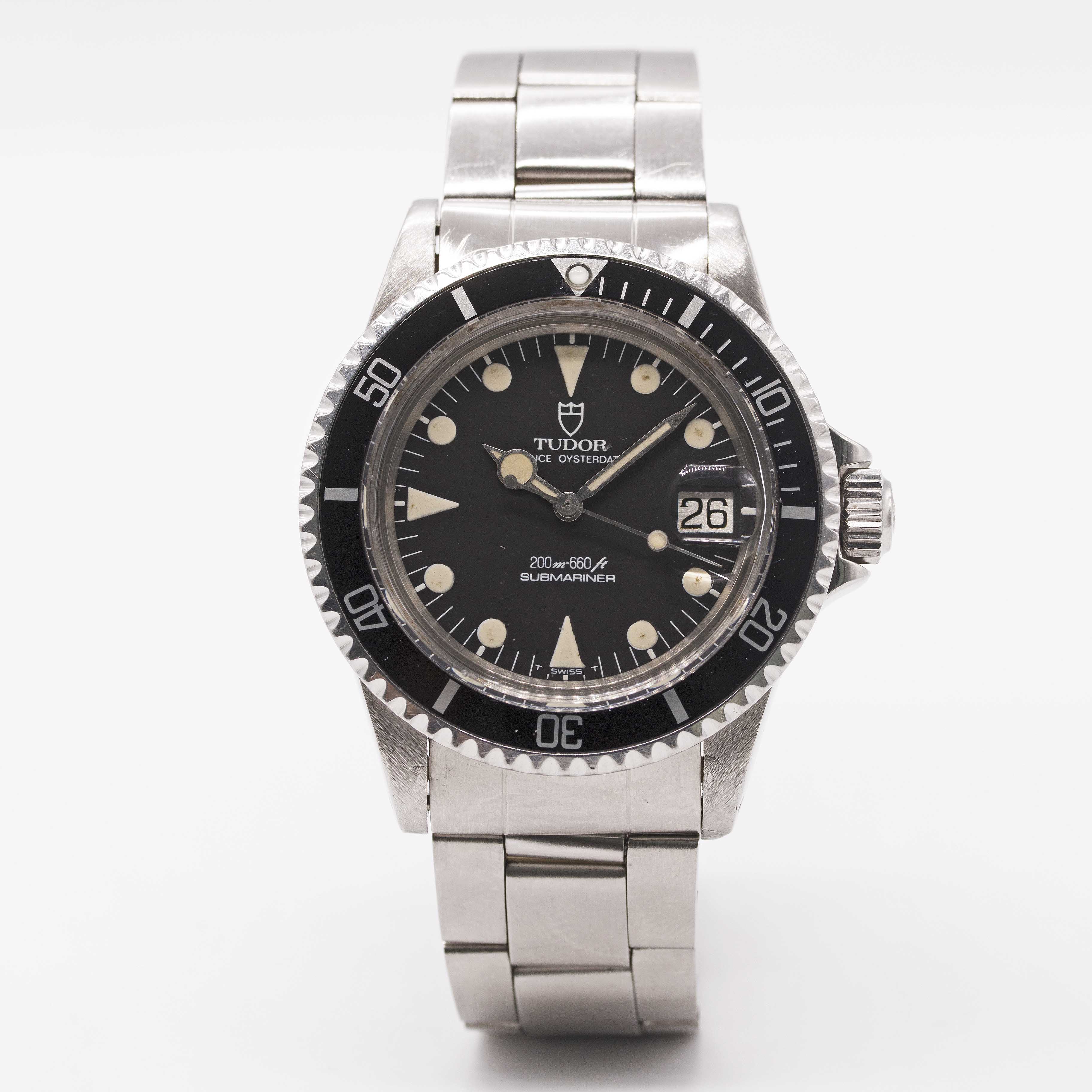 A GENTLEMAN'S STAINLESS STEEL ROLEX TUDOR PRINCE OYSTERDATE "LOLLIPOP" SUBMARINER BRACELET WATCH - Image 2 of 9