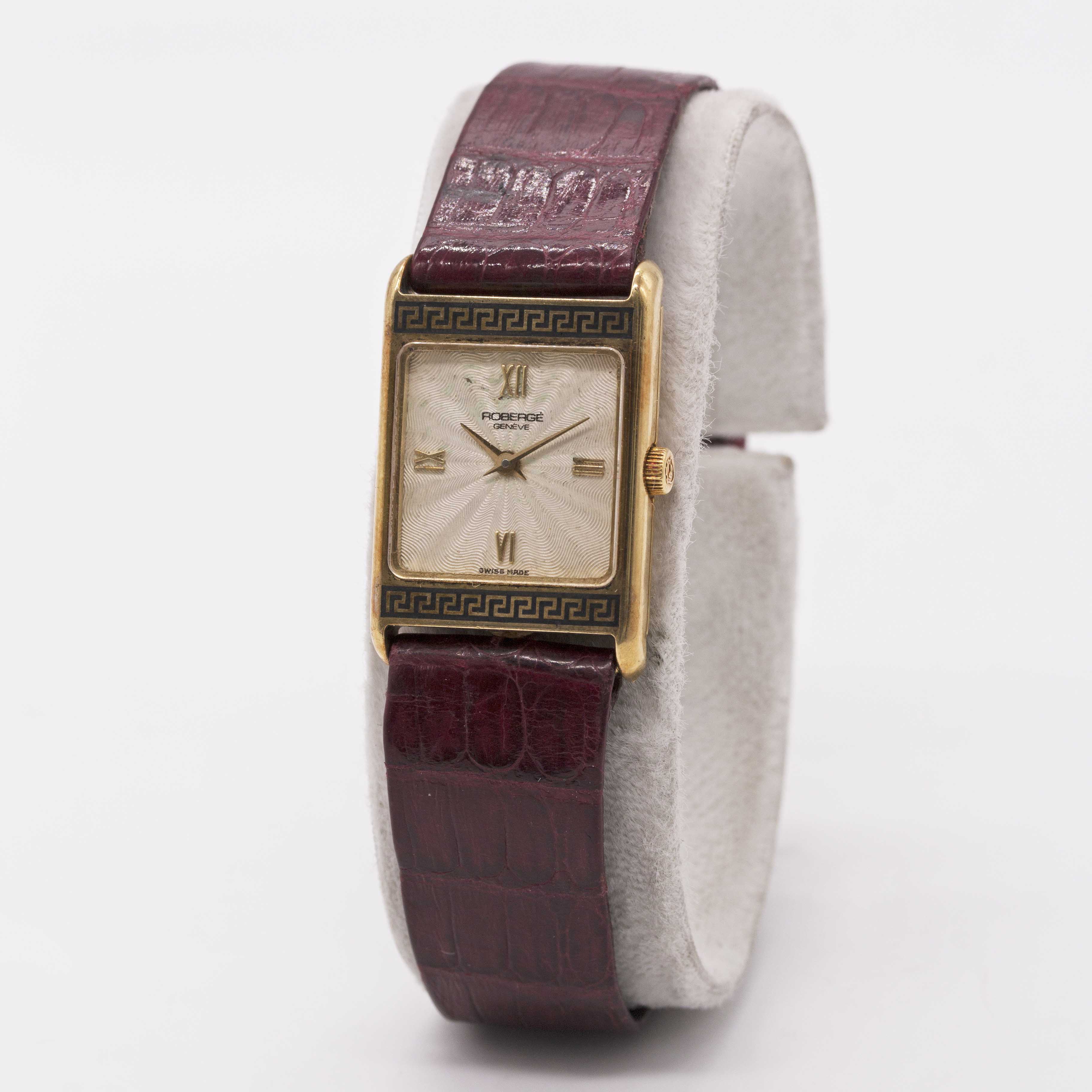 A LOT OF TWO LADIES WATCHES TO INCLUDE AN 18K SOLID YELLOW GOLD ROBERGE WRIST WATCH & AN 18K SOLID - Image 11 of 18