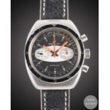 A GENTLEMAN'S STAINLESS STEEL BREITLING SPRINT CHRONOGRAPH WRIST WATCH CIRCA 1970, REF. 2212 WITH "