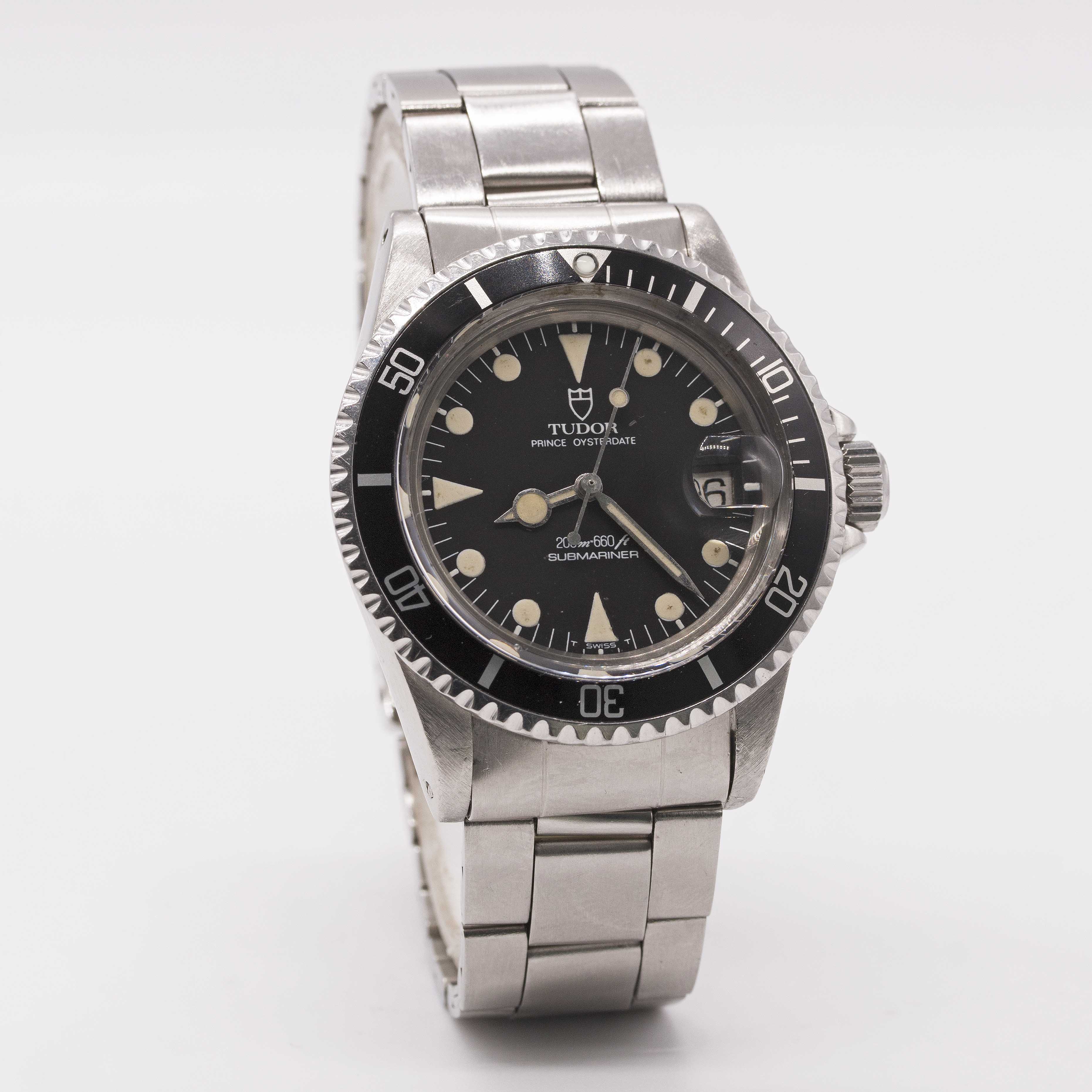 A GENTLEMAN'S STAINLESS STEEL ROLEX TUDOR PRINCE OYSTERDATE "LOLLIPOP" SUBMARINER BRACELET WATCH - Image 4 of 9