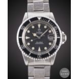 A GENTLEMAN'S STAINLESS STEEL ROLEX TUDOR PRINCE OYSTERDATE "LOLLIPOP" SUBMARINER BRACELET WATCH