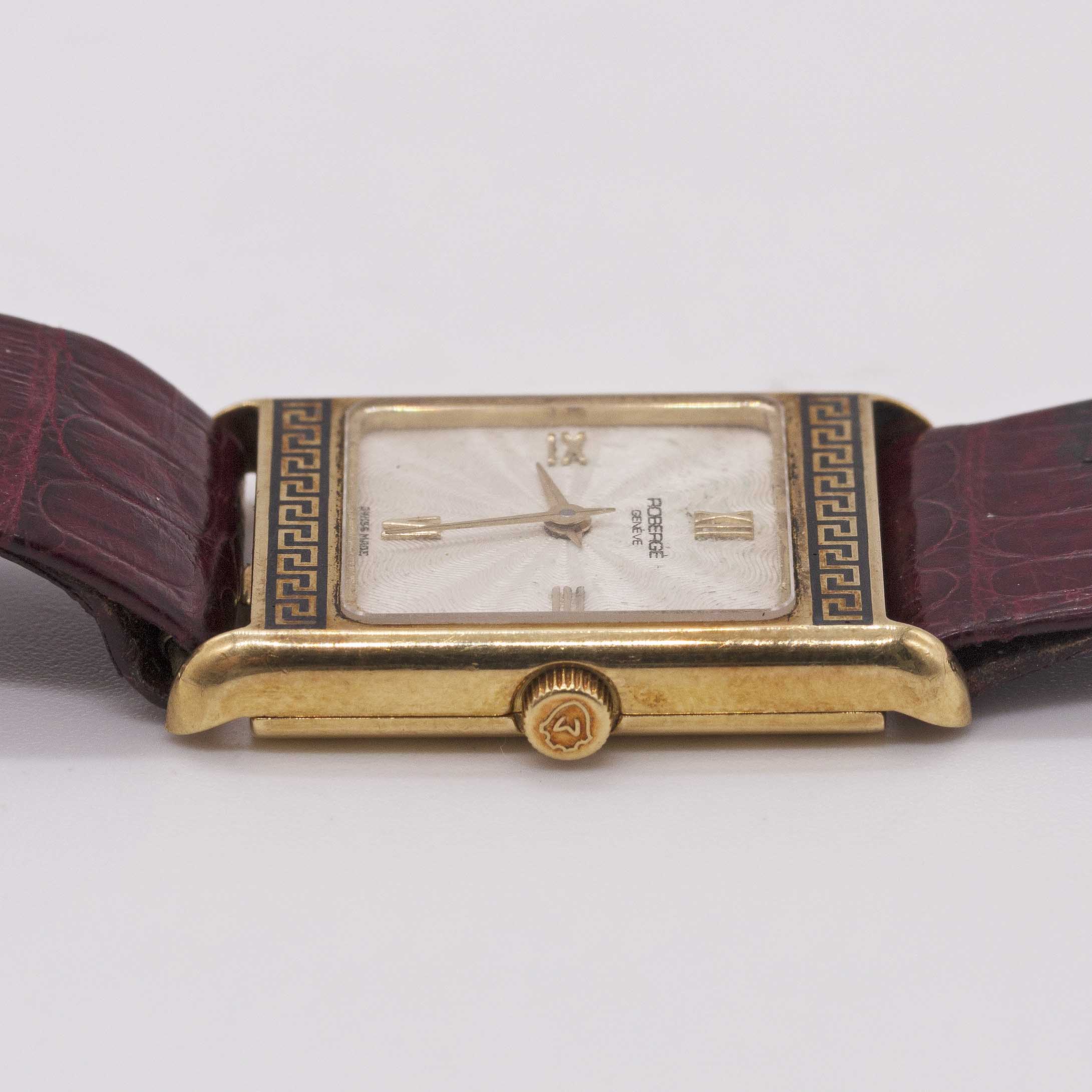 A LOT OF TWO LADIES WATCHES TO INCLUDE AN 18K SOLID YELLOW GOLD ROBERGE WRIST WATCH & AN 18K SOLID - Image 16 of 18