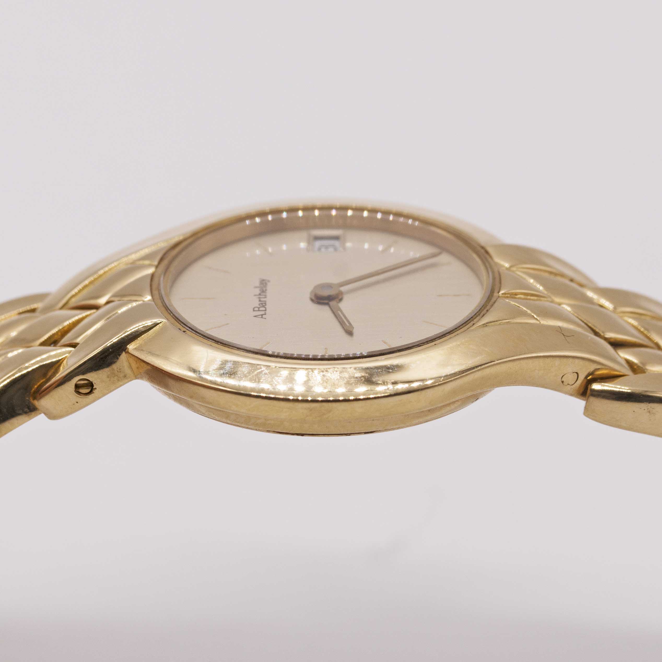 A LOT OF TWO 18K SOLID GOLD LADIES BRACELET WATCHES BY A. BARTHELAY TO INCLUDE ONE IN 18K SOLID - Image 17 of 18