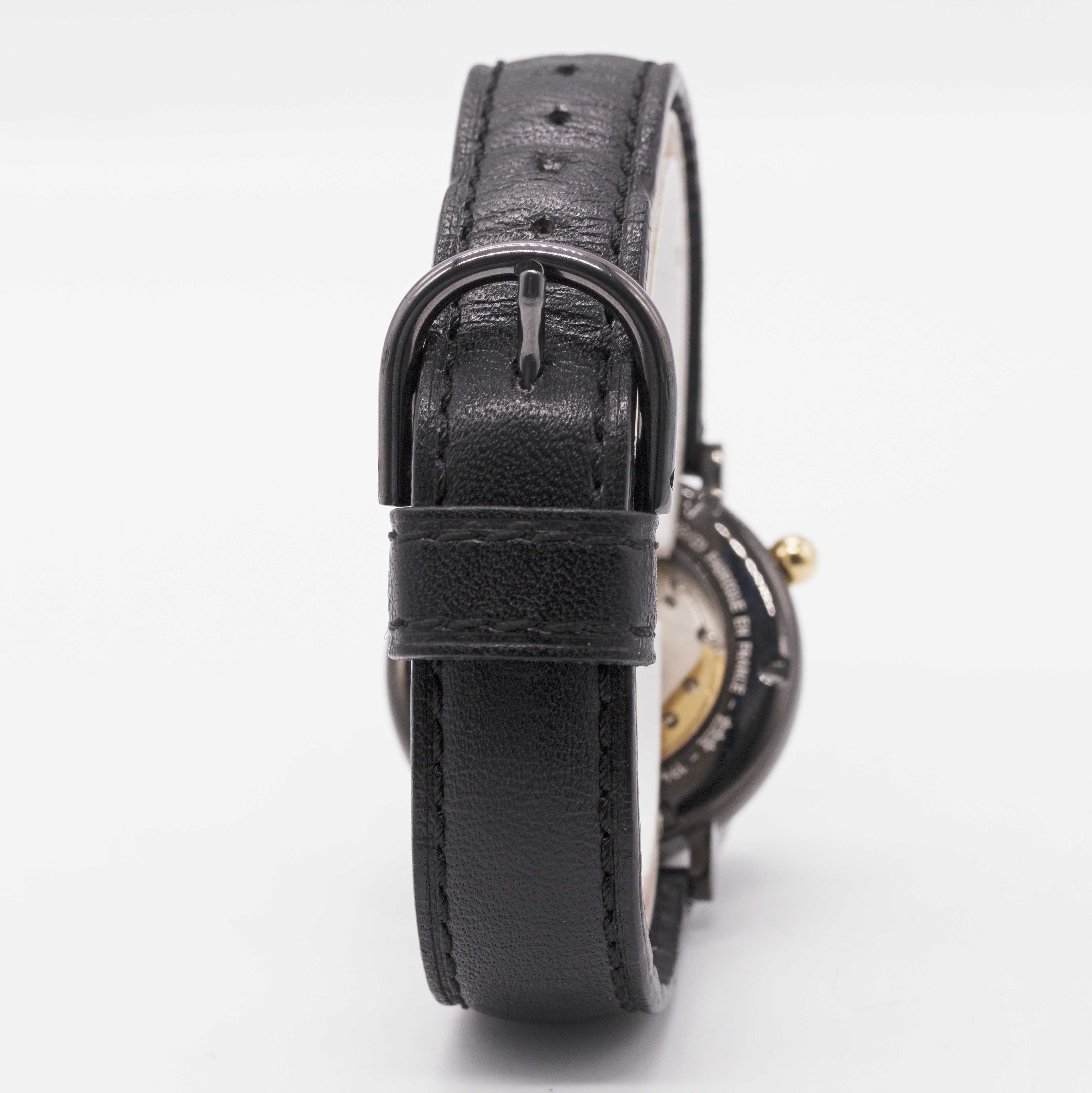 A GENTLEMAN'S SIZE BLACK COATED STAINLESS STEEL ALAIN SILBERSTEIN ARITEK AUTOMATIC WRIST WATCH CIRCA - Image 5 of 8