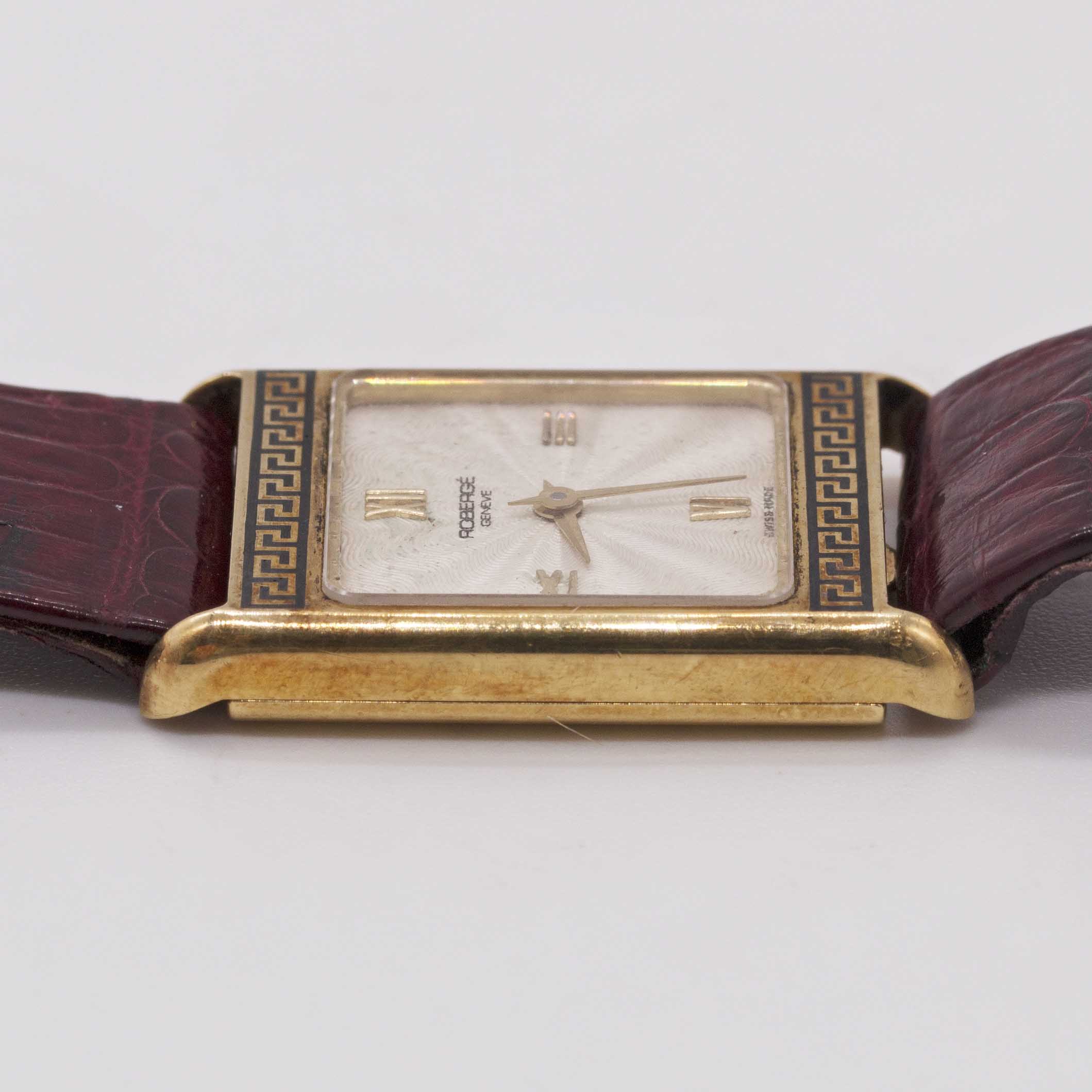 A LOT OF TWO LADIES WATCHES TO INCLUDE AN 18K SOLID YELLOW GOLD ROBERGE WRIST WATCH & AN 18K SOLID - Image 17 of 18