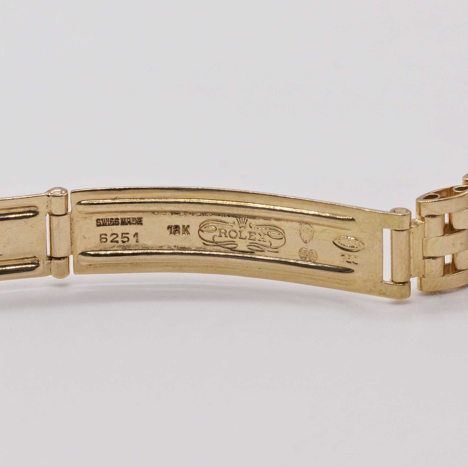 A LADIES 18K SOLID GOLD ROLEX OYSTER PERPETUAL DATEJUST BRACELET WATCH DATED 1979, REF. 6917 WITH - Image 10 of 12